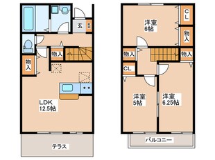 カルテットの物件間取画像